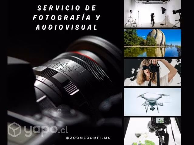 Fotografia y audiovisuales para tus evento
