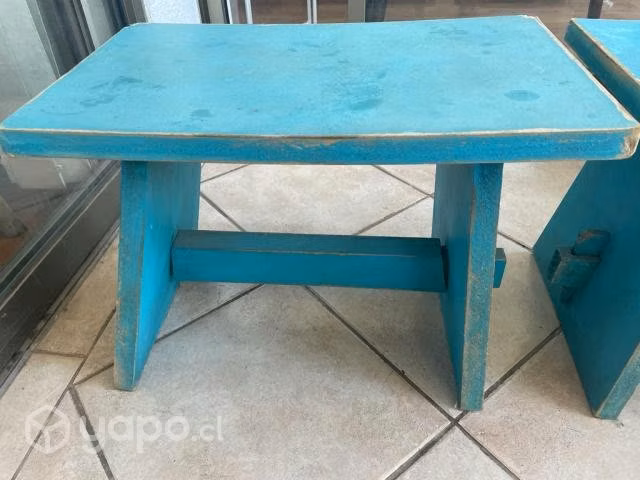 Banquetas de madera