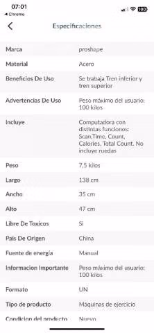 Máquina remadora