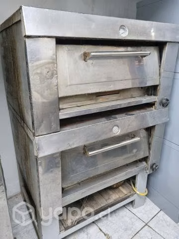 Horno de dos cámaras y vandejero