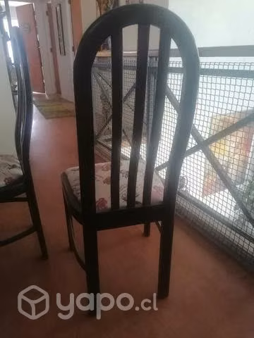 Mesa de comedor ampliable con 6 sillas - Imagen 6
