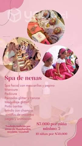 Spa cumpleaños para niñas