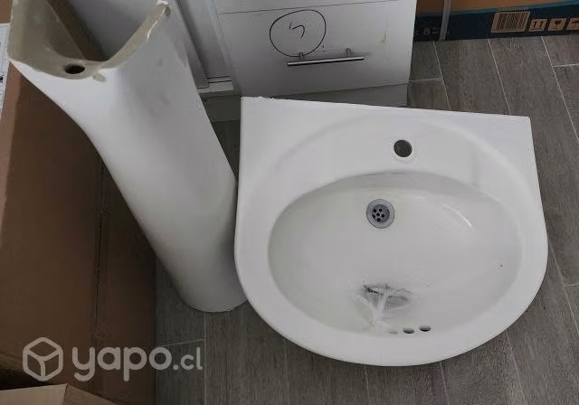 Lavamanos con Pedestal fanaloza