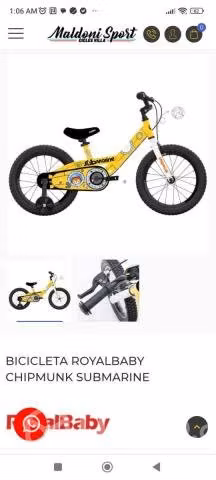 Bicicleta niño Royal Baby