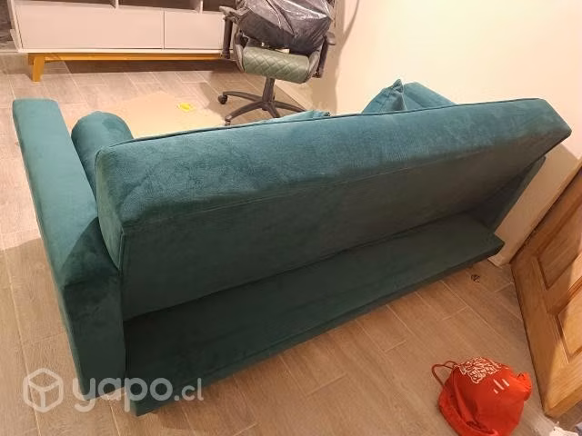 Sillon felpa verde - Imagen 3