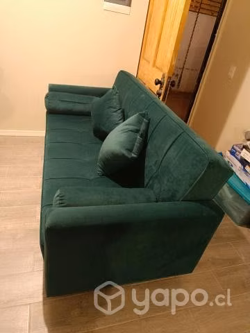 Sillon felpa verde - Imagen 4