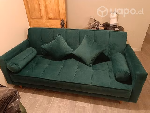 Sillon felpa verde - Imagen 2