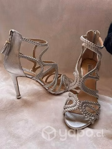 Sandalias plateadas