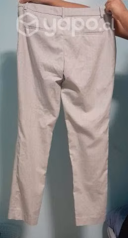 Pantalon de Tela Blanco - Imagen 2
