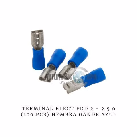 Terminal Elect.FDD 2 - 2 5 0 (100 pcs) Hembra Gand
