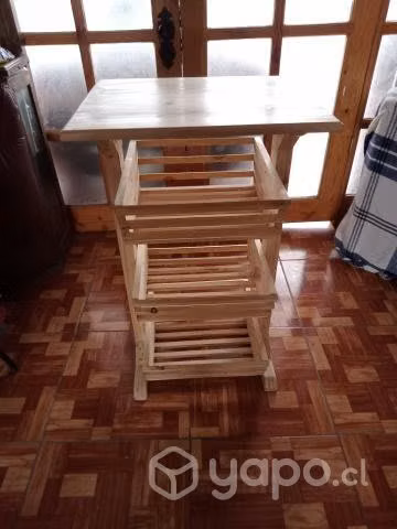Verdulero madera