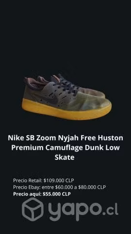 Zapatillas Nike-Nike SB poco uso tallas 42.5