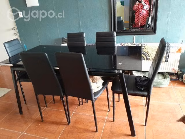 Juego comedor 6 sillas