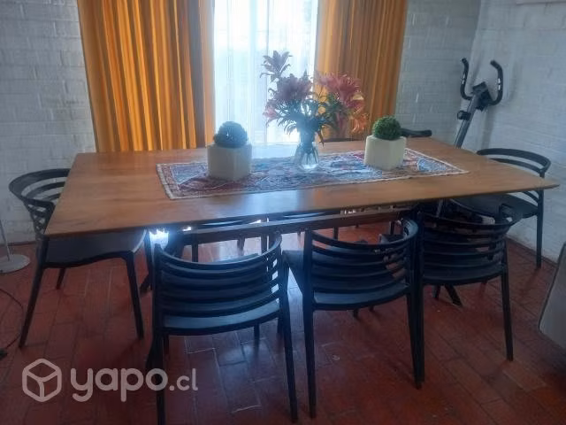 Comedor de roble 8 personas
