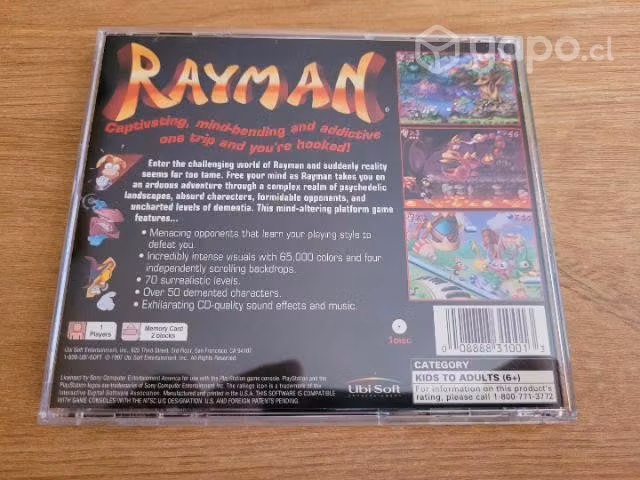 Rayman Greatest Hits PS1