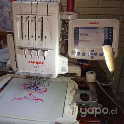 Bordadora mb 4 Janome 4 agujas