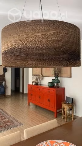 Lámpara colgante de papel. Origen Brasil. - Imagen 3