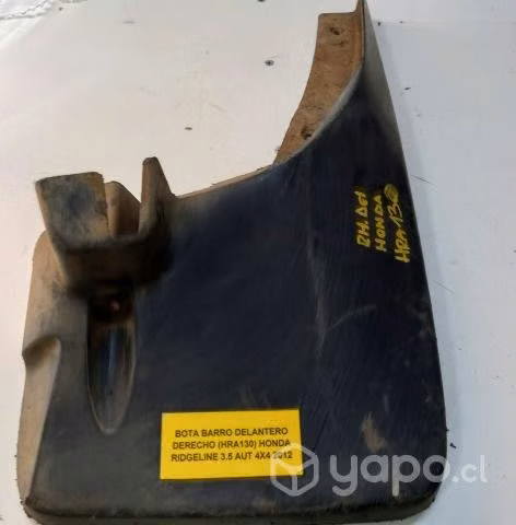 Bota Barro Delantero Derecho (HRA130) Honda Ridgel