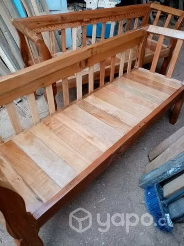 Banquetas en roble reciclado - Imagen 5