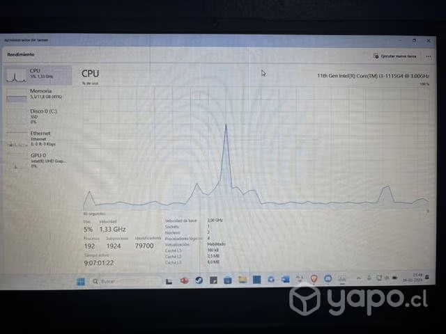 Lenovo V14 G2-ITL con i3 de 11th (fotos al chat)