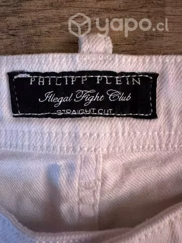 Jeans philip plein original blancos