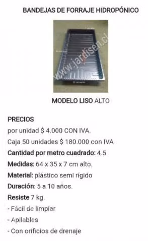 Bandejas de germinación