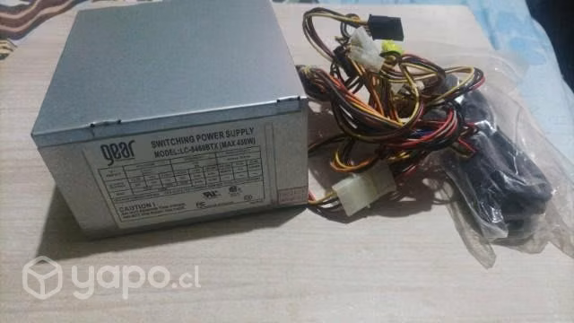 Fuente de poder lc-8460 lc-8460btx 450w
