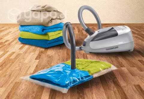Pack X5 Bolsas Al Vacio Ropa Closet Salva Espacio - Imagen 2