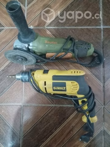 Taladro y esmeril