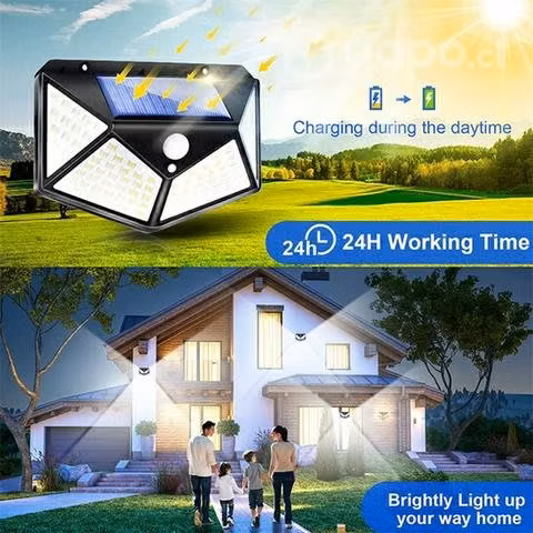 Foco solar jardín 20 Watts
