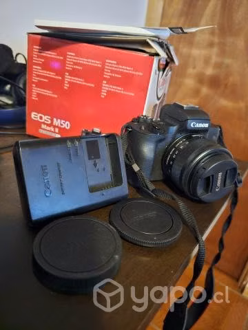Camara canon eos m50 mark II 15-45mm