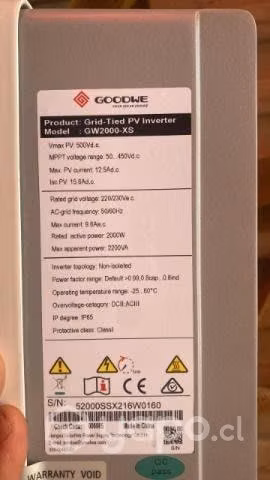 Inversor ongrid 2000w