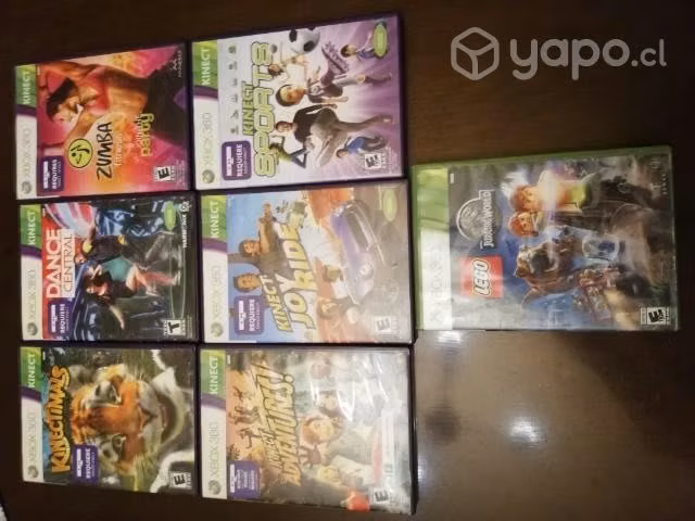 Xbox con 7 juegos