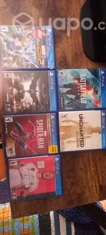 Juegos de PS4 en excelentes estados