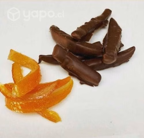 Naranjas bañadas en chocolate