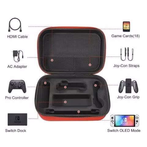 Maleta Bolso Pokemon Nintendo Switch Y Oled