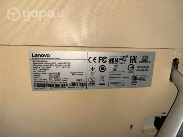 Computador lenovo - Imagen 2