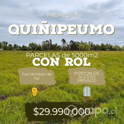 Parcelas con Rol - 5000 m2