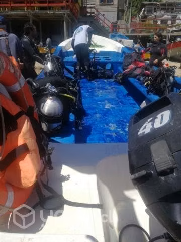 Bote Fibra motor Suzuki