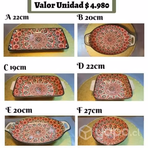 Fuente Picoteo o ensaladeras estilo turco