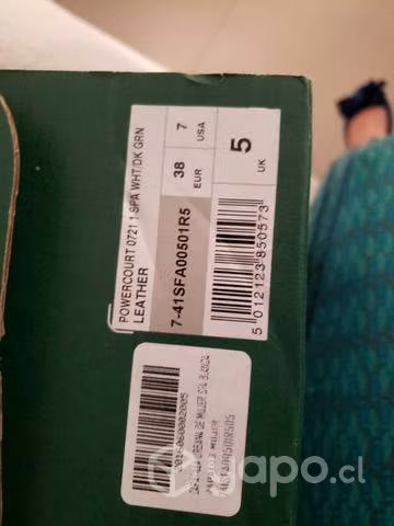 Zapatillas cuero niño 38 Lacoste