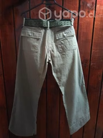 Pantalones verde Lee Jeans + cinturón - Imagen 2