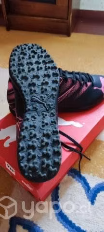 Zapato de Fútbol Attacanto FG/AG Negro Puma