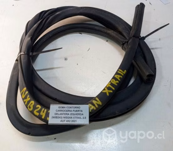 Goma Contorno Carroceria Puerta Delantera Izquierd