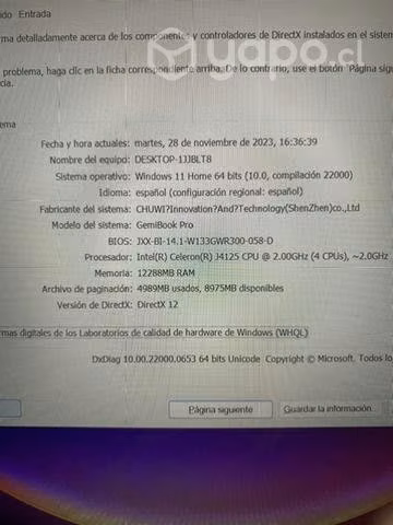 Notebook Chuwi Aerobook Pro - Imagen 6