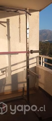 Rack Squat ideal para balcón