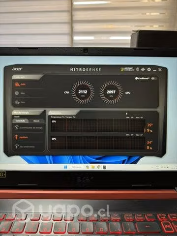 Acer nitro 5 + Funda + Soporte + Adaptador 4 USB - Imagen 6
