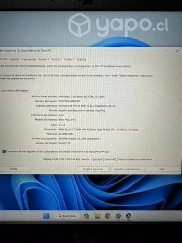 Acer nitro 5 + Funda + Soporte + Adaptador 4 USB - Imagen 3