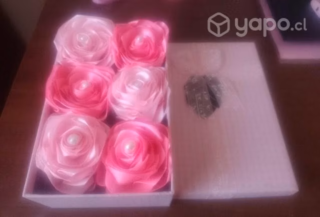 Cajas de rosas de satin - Imagen 3