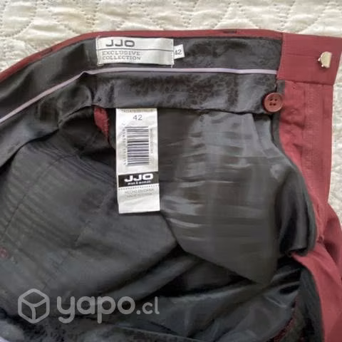 Traje Hombre Burdeo Talla S-M